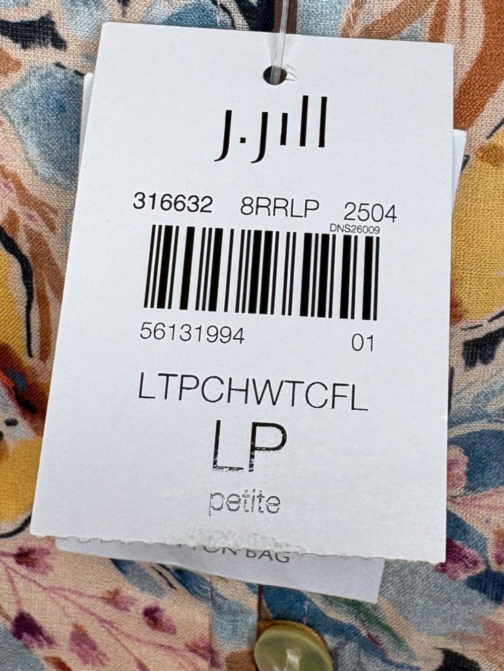 J. Jill Floral Sleeveless Maxi Dress in Yellow, Blue & Cream - Picture 10 of 15